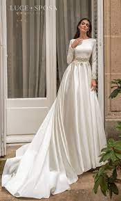 Luce Sposa Spring Summer 2021 Wedding Dresses Istanbul Paris Bridal Collections Wedding Inspirasi Long Wedding Dresses Muslimah Wedding Dress Wedding Dress Sleeves