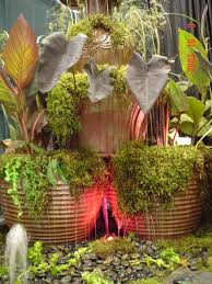 Display Fountain Seattle Home Show Seattle Homes Water Features Plants