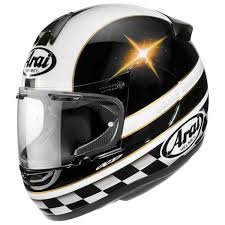 Black And White Motorcycle Helmet Arai Vector 2 Classic Star Helmets Black White Gold Helmet Competition Accessories Motorcycle Helmets