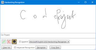 Combined with an active stylus, or pen, you can quickly jot down notes in the sticky notes app, sketch ideas in the sketchpad app, or makes notes on. Handwriting Recognition With Wpf And Microsoft Ink Codeproject