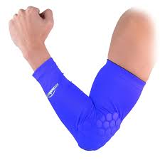 Dark Blue Padded Arm Elbow Sleeve Arm Sleeves Sleeves
