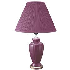 Ore International 26 In Ceramic Burgundy Table Lamp 6118bg Em 2020 Candeeiro Cores