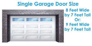 The standard exterior door size is typically 3 feet wide and 80 inches high. Standard Garage Door Sizes Single Double Custom Designing Idea
