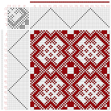 Hand Weaving Draft Page 71 Figure 2 16 Harness Patterns The Fanciest Twills Of All 16s 16t Handweaving Net Hand Weaving Patterns Weaving Loom Weaving