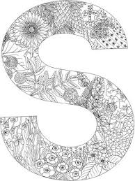 Letter S With Plants Coloring Page From English Alphabet With Plants Category Select From 24652 Printable Cra Abc Coloring Pages Coloring Letters Abc Coloring