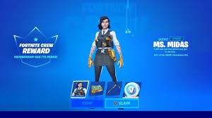 Map changes have occurred, new weapons have been added to the arsenal. Ms Midas Coming Soon In Fortnite Fortnite Crew Pack Ft Ms Midas New Female Midas Youtube