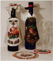 Made of 100% cotton the apron is approx 6 wide x 5 1/2 tall. Country Style Bottle Costumes Apron Project