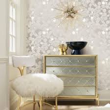 Tempaper Cynthia Rowley For Tempaper Big Shot Silver Self Adhesive Removable Wallpaper Cr439 The Home Depot Furniture Home Metal Side Chair