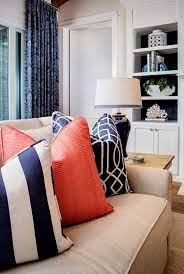 7 Bold Color Combinations Painted Furniture Melanie Alexander L F Coral Living Rooms Living Room Orange Living Room Decor Colors