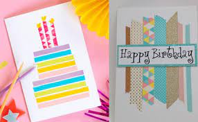 Crafting a birthday card also makes for a fun and easy creative project the entire family can get in on. 4 Easy Peasy Handmade Birthday Card Ideas