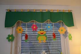 Vorhang Querbehang Fensterdeko Kindergardine Motiv Grun 140 180 Cm Handarbeit Kinder Gardinen Fenster Dekor Kinder Vorhange