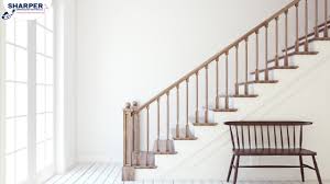 Nothing compares with a good first impression of a house. Should You Paint Or Stain Stairs And Railings In Your Home Sharper Impressions Painting
