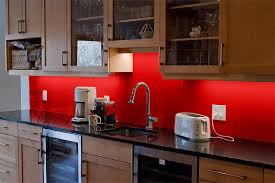 Back painted glass should be cleaned regularly, especially if it is used as a backsplash or kitchen surface. Glass Backsplash Dulles Glass And Mirror