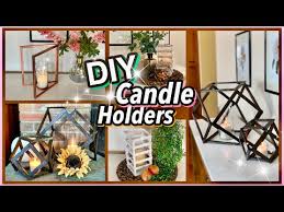 3 Fun Dollar Tree Diy Candle Holders Youtube
