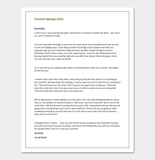 Below mentioned is an apology letter format to guide you on the appropriate language and reasoning that goes into such an application. Apology Letter Template 33 Samples Examples Formats