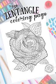 Maybe you would like to learn more about one of these? Free Zentangle Flower Pattern Rose Printable Coloring Page