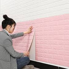 Whether you go for a timeless striped wallpaper design or a vibrant pattern, update your plain walls with these distinctive accessorise with blue and pink pastels and metallic accents to bring the scheme together. 3d Foam Brick Wallpaper Adhesive Wall Decor Shopee Philippines