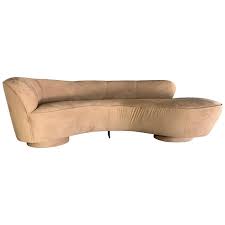 Vladimir kagan mid century bilbao sofa sofa measures: Flawless Vladimir Kagan For Directional Serpentine Sofa For Sale At 1stdibs
