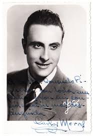 retrato del bajo carlos morris autógrafo foto y