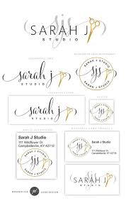 Hair Stylist Logo Salon Logo Design Scissors Logo Kit Etsy Salon Logo Design Hair Stylist Logo Salon Logo