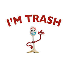 I M Trash Forky Shirt Forky T Shirt Teepublic Disney Handy Hintergrundbild Toy Story Zitate Lustige Iphone Wallpaper
