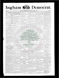 V O L . n . M A S O N , M I C H I G A N , T H U E S D A Y , A P R I L 5.  1877. N O . 14 Ofllcial & BuNlnoHH Director}-. COUN