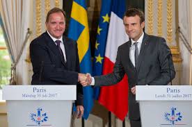 Löfven kan utlysa extra val. Lofven And Macron Team Up To Boost Green Innovation The Local