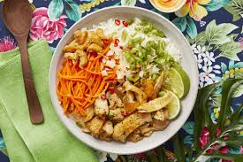 Chicken Poke Bowls Recipe Hellofresh Recipe Poke Bowl Recipe Bowls Recipe Hello Fresh Recipes