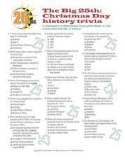 Fifteen years together as a couple is a significant milestone. Christmas Trivia Games Printable Christmas Party Games