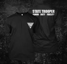 details about new jersey state police trooper custom mens t shirt tee