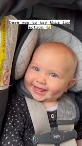 What kind of weird lip action is this? I don’t think I’ve seen it before 😂  #cutebaby
