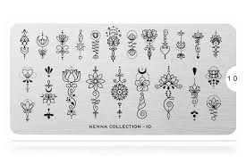 This tutorial will show you how to mix and apply henna to your hair. Moyou London Schablone Henna Collection 10 Pretty Nail Shop 24