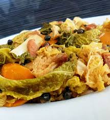Chou Vert Braise La Recette Facile Par Toques 2 Cuisine Recette Chou Vert Braise Chou Vert Recette Chou Vert