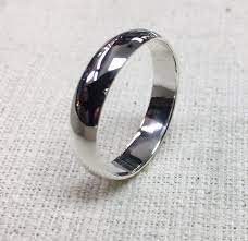 Simple Ring Silver Wedding Band Classic Etsy Silver Wedding Bands Etsy Wedding Rings Wedding Rings For Women
