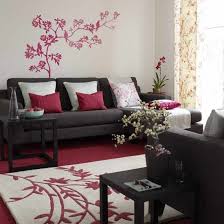 Wouldnt Prob Do It For My House With My Husband But Would Be Really Cute For A Bachelorette Pad Asian Living Rooms Asian Home Decor Burgundy Living Room