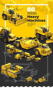 We add new mockups every day. Psd Heavy Machines Mockup 360 Pro 01 In Scene Generators On Yellow Images Creative Store