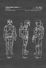 Star Wars Bounty Hunter Patent Poster Patent Print Wall Etsy Patent Prints Patent Art Patent Art Prints