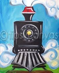 1000 Ideas About Canvas Painting Kids On Pinterest Kids Canvas Kids Canvas Painting Kids Canvas Train Art