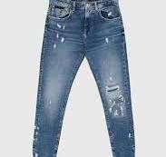 New Zara Men's Ripped Skinny Jeans 30 34 36 5862/340 Blue ...