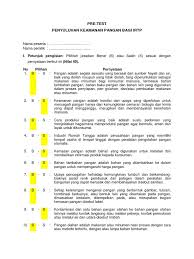 Maybe you would like to learn more about one of these? Soal Pre Test Pkp Irtp