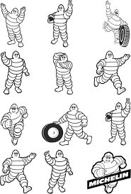 michelin men bibendum affiches retro affiche de publicite vintage coloriage pokemon
