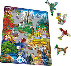 Made in europe from sustainable wood and naturally stained with every colour of the rainbow, these toys look incredible and will delight your children. Us24 The Brothers Grimms Fairy Tales Motif Puzzles Larsen Puzzles
