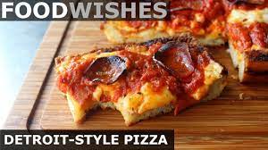 Detroit Style Pizza Food Wishes Food Wishes Food Recipes