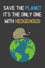 Check out our save the earth art selection for the very best in unique or custom, handmade pieces from our prints shops. Save The Planet It S The Only One With Hedgehogs Aesthetic Entertainment Press 9798600916128