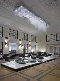 Affinia Manhattan Hotel By Lasvit Hotel Interiors Lobby Lounge Design Space Interiors