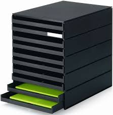 Han schubladenbox 5 schübe gehäuse/schubladen lichtgrau. Styro Schubladenbox Styroval Pro 10 Offen Schwarz Officeworld Ch