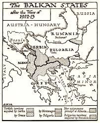 Balkan States After The Wars Of 1912 1913 Historical Maps European History Historical Geography