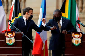South africa's leader cyril ramaphosa says the escape of a malawian preacher and his wife from the country has been. Visiting South Africa France S Macron Pledges Vaccine Help Winnipeg Free Press