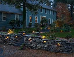 In this video, learn how to install hardscape lighting in a column. Wall Lights Two Ways To Illuminate Your Garden Stone Walls