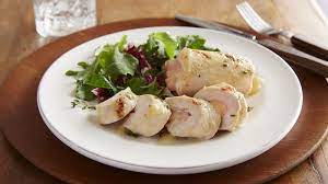 Grilled Ham And Swiss Stuffed Chicken Breasts Recipe Bettycrocker Com